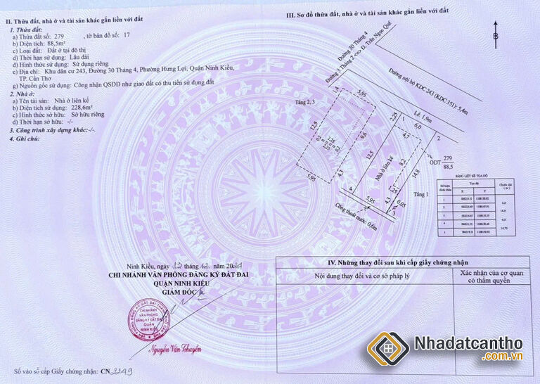Nhà 2 lầu siêu rộng KDC 351 đường 30 tháng 4, Tân An, Cần Thơ