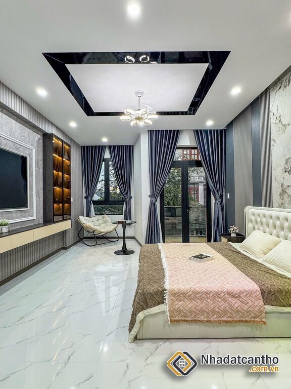 BÁN Nhà 2Lầu đúc, Mới đẹp + Full Nội Thất sang trọng (Mặt tiền - KDC 91B, vị trí đẹp)