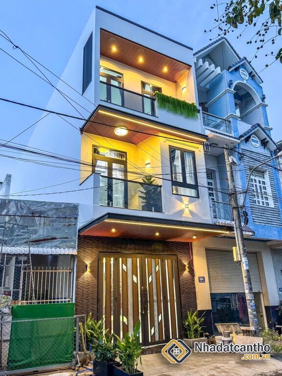 BÁN Nhà 2Lầu đúc, Mới đẹp + Full Nội Thất sang trọng (Mặt tiền - KDC 91B, vị trí đẹp)