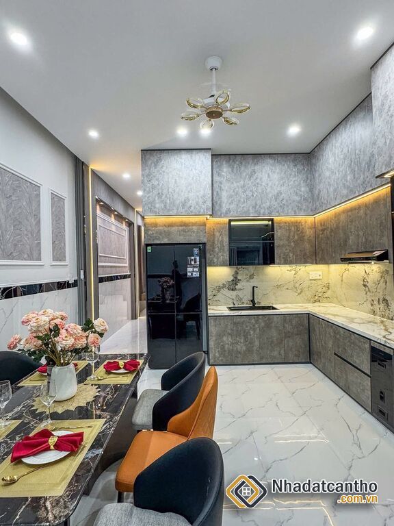 BÁN Nhà 2Lầu đúc, Mới đẹp + Full Nội Thất sang trọng (Mặt tiền - KDC 91B, vị trí đẹp)