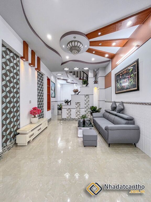 Bán nhà 1T1L đúc, MẶT TIỀN, kế chợ & Công viên An Khánh, sổ hoàn công đầy đủ