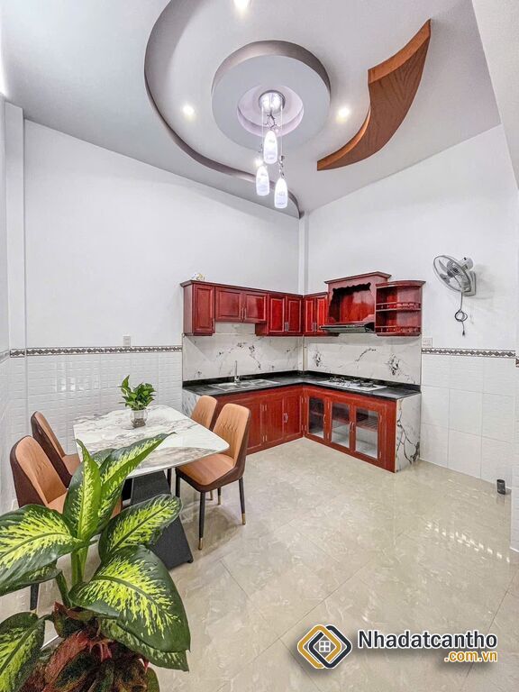 Bán nhà 1T1L đúc, MẶT TIỀN, kế chợ & Công viên An Khánh, sổ hoàn công đầy đủ