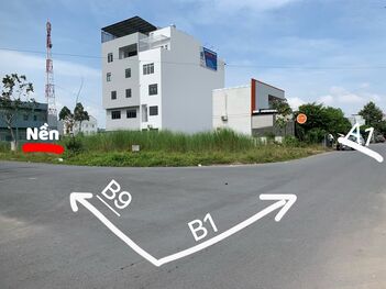 Bán nền B9 sạch đẹp kdc Phú An đầu đường B9 vô 10m sẵn sổ