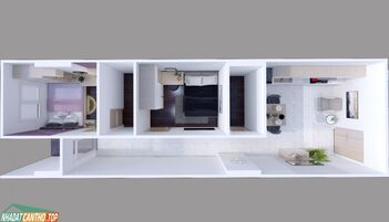 Bán căn hộ chung cư tại Dự án Tây Đô Ecopark, Châu Thành A, Hậu Giang diện tích 60m2