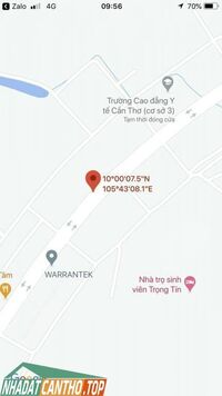 Bán nền mặt tiền NGUYỄN VĂN CỪ Nối Dài, xã Mỹ Khánh, huyện Phong Điền, Thành Phố Cần Thơ
