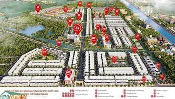 Biệt thự đối diện công viên dự án DIC Victory City Hậu Giang