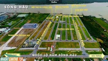 chỉ cần trả trước 432tr sở hữu ngay nền 80m2 kdc vạn phát sông hậu vị trí tiềm năng