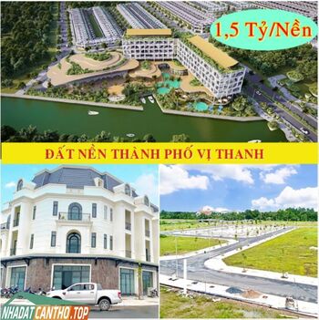  Đất nền , Shophouse, Biệt Thự DIC VICTORY VỊ THANH 