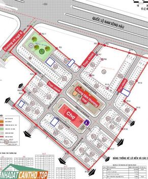 Nền đối diện chợ Mái Dầm, Hậu Giang