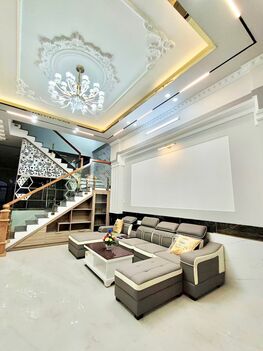 NHÀ TRỆT 2 LẦU + SÂN THƯỢNG KHU VĂN HOÁ TÂY ĐÔ FULL NỘI THẤT CỰC ĐẸP