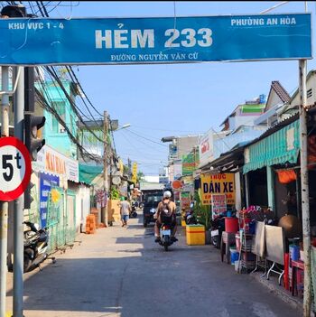 NHÀ BÁN HẺM 233 NGUYỄN VĂN CỪ, LỘ Ô TÔ, TIỆN ÍCH ĐẦY ĐỦ