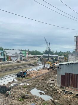 ĐẤT MẶT TIỀN ĐƯỜNG HOÀNG QUỐC VIỆT CÓ THÊM MT SÔNG BỜ KÈ RẤT ĐẸP - ĐẤT NỞ HẬU TT TP.CẦN THƠ