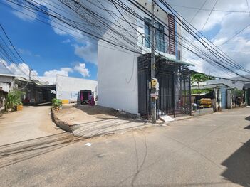 Bán nền góc 2 mặt tiền đẹp  - Vị trí: Hẻm 160 đường Tầm Vu, từ mặt tiền đường vào tới nền chỉ 50m