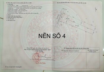 BÁN NỀN XÂY TRỌ GẦN ĐH NAM CẦN THƠ,FPT 12X54M THỔ CƯ GIÁ 3.75 TỶ.