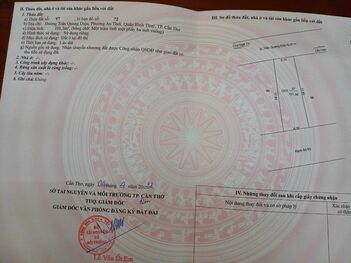 Bán nhà mặt tiền đường Trần Quang Diệu (gần chợ cầu Ván)