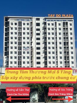 BÁN THU HỒI VỐN – CĂN HỘ TÂY ĐÔ PLAZA – MẶT TIỀN QL 1A