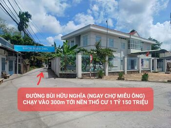 Nền Thổ Cư, Gần Chợ Miễu Ông, Cách Đường Bùi Hữu Nghĩa 300m, P. Long Tuyền, Q. Bình Thủy, TP Cần Thơ