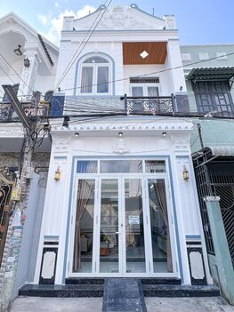 NHÀ TRỆT LẦU 4 PHÒNG NGỦ TRỤC CHÍNH HOÀNG QUỐC VIỆT