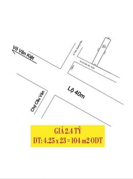 GẦN CHỢ CẦU VÁN & LỘ 40M - P. AN THỚI - Q. BÌNH THUỶ - TP CẦN THƠ