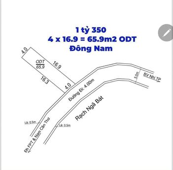 BÁN NỀN THỔ CƯ GẦN BỆNH VIỆN NHI ĐỒNG, SIS LONG TUYỀN BÌNH THỦY