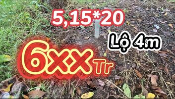 #186 || ????690tr???? Nền 5,15*20 Thổ Cư, Rạch Chuối - Nguyễn Văn Cừ, Mỹ Khánh, Phong Điền.