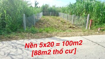 470tr - Nền Đẹp 100m2, Xẻo Cui, Tân Thới, Phong Điền, TPCT.