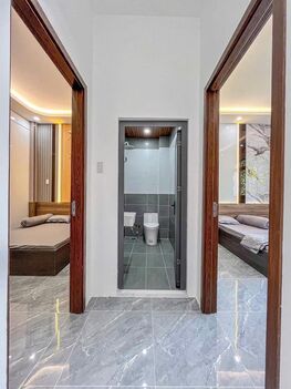BÁN NHÀ 1T1L đúc mới, BỜ KÈ CÁI SƠN, FULL NỘI THẤT, khu gần Bánh Xèo 7 Tới