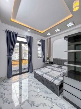 BÁN NHÀ 1T2L đúc MỚI - THIẾT KẾ HIỆN ĐẠI, Mặt Tiền, gần chợ An Khánh