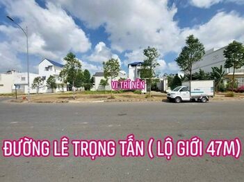 BÁN NỀN ĐƯỜNG LÊ TRỌNG TẤN LỘ GIỚI 47M KDC NAM LONG CẦN THƠ