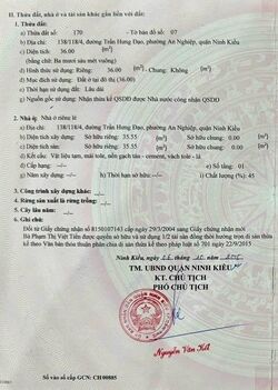 BÁN NHÀ 1T1L MỚI ĐẸP - GẦN ĐẠI HỌC CẦN THƠ, Hẻm 138 Trần Hưng Đạo