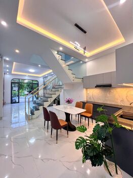 Bán Nhà 1T1L đúc mới, có SÂN VƯỜN sau nhà. MT Đường B9 KDC Phú An
