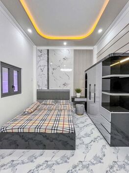 BÁN NHÀ 1T2L đúc MỚI - THIẾT KẾ HIỆN ĐẠI, Mặt Tiền, Gần Chợ An Khánh