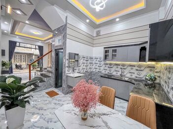 BÁN NHÀ 1T2L đúc MỚI - THIẾT KẾ HIỆN ĐẠI, Mặt Tiền, gần chợ An Khánh