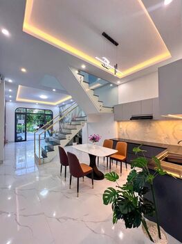 Bán Nhà 1T1L đúc mới, có SÂN VƯỜN sau nhà. MT Đường B9 KDC Phú An