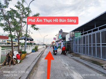Bán nền mặt tiền Hồ Bún Sáng (Hẻm 51) Ninh Kiều