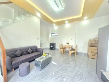 BÁN NHÀ 1T1L, mới đẹp, TẶNG FULL NỘI THẤT. Tặng kèm MT Bờ Sông đã kè kiên cố