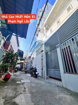 BÁN NHÀ CAO NHẤT HẺM, RẤT KIÊN CỐ, Sổ Hồng hoàn chỉnh