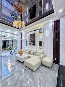 Bán nhà 1T3L đúc, FULL NỘI THẤT - MẶT TIỀN. Vừa ở vừa KDoanh, VPCTy, Spa,…