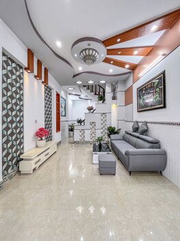 Bán nhà 1T1L đúc, MẶT TIỀN, kế chợ & Công viên An Khánh, sổ hoàn công đầy đủ