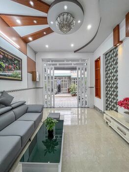 Bán nhà 1T1L đúc, MẶT TIỀN, kế chợ & Công viên An Khánh, sổ hoàn công đầy đủ