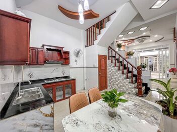 Bán nhà 1T1L đúc, MẶT TIỀN, kế chợ & Công viên An Khánh, sổ hoàn công đầy đủ