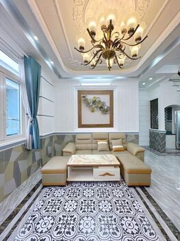 BÁN NHÀ 1T3L đúc, (GÓC 2MT + Trục Chính) Hẻm. Có luôn chổ để ÔTÔ trong nhà