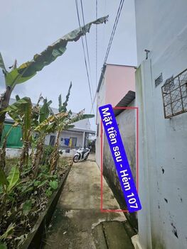 NỀN THỔ CƯ - 2 MẶT TIỀN (trước - sau). VỊ TRÍ ĐẸP (Cấp phép XD chính 1Trệt + 2lầu)