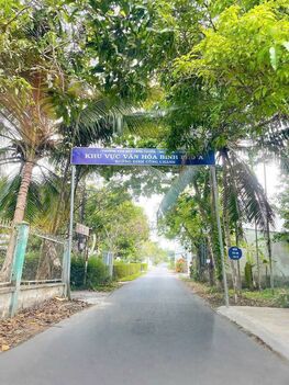 BÁN NỀN - MẶT TIỀN (Đường ĐINH CÔNG CHÁNH). Cách cầu BÌNH THUỶ chỉ 200m