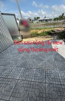 BÁN NHÀ PHỐ HIỆN ĐẠI. Có sân đậu ôtô, 2 MẶT TIỀN (trước Lộ - sau view sông)