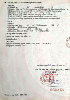 Nhà diện tích lớn góc 2 mặt tiền đường Nhật Tảo, Cái Răng, Cần Thơ