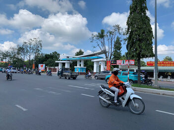 Nhà 3 lầu mặt tiền Nguyễn Văn Cừ nối dài vị trí đẹp, Tân An Mới, Cần Thơ