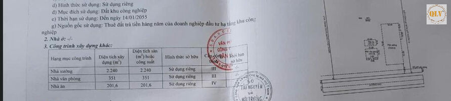 BÁN NHÀ XƯỞNG KCN RẠCH BẮP, BẾN CÁT 5.792m²