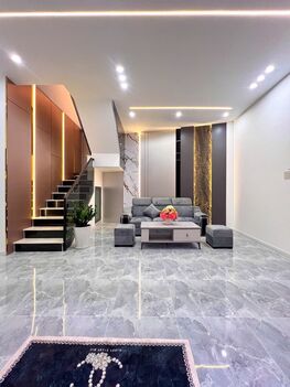 Bán Nhà 1T1L, Góc 2 Mặt Tiền - Full Nội Thất (Xây Mới 100%, Xe Hơi Tới Nhà)