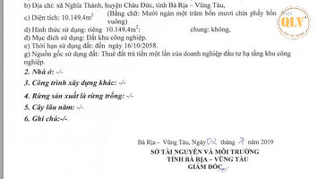 Bán 3 lô đất – KCN Châu Đức, Nghĩa Thành, Bà Rịa - Vũng Tàu